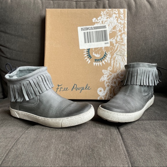 Free People Anders Fringe Sneakers - Picture 2 of 8